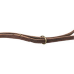 Ramal de Cuero Engrasado Rustic, L–XL: 2.00 m/25mm, Marrón Oscuro