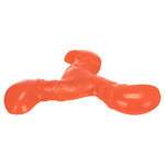 Boomerang Elástico Triplex, Caucho TPR, 17 cm