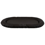 Cojín Samoa Classic, 140 × 105 cm, Negro