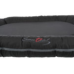 Cojín Samoa Vital, 110 × 85 cm, Negro