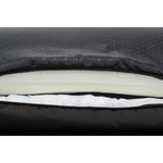 Cama Samoa Vital, 120 × 105 cm, Negro