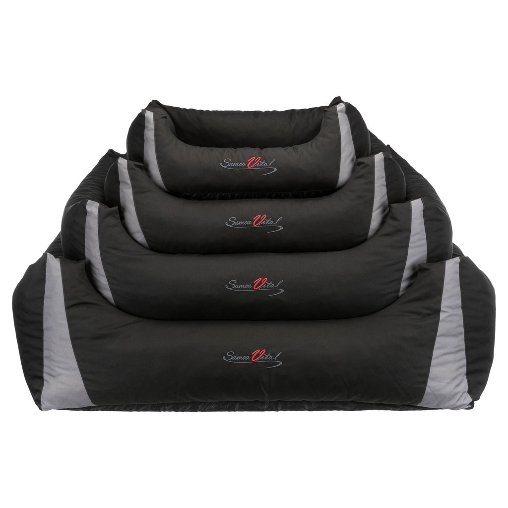 Cama Samoa Vital, 120 × 105 cm, Negro