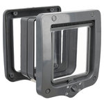 Trampilla Gatos 4 Opciones, Túnel, 20 x 22 cm, Gris