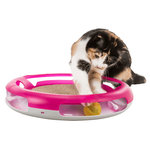 Juguete para Gatos Race & Scratch, Plástico, ø37 cm