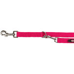 Ramal Doble NEW Premium, XS–S: 2.00 m/15mm, Fucsia