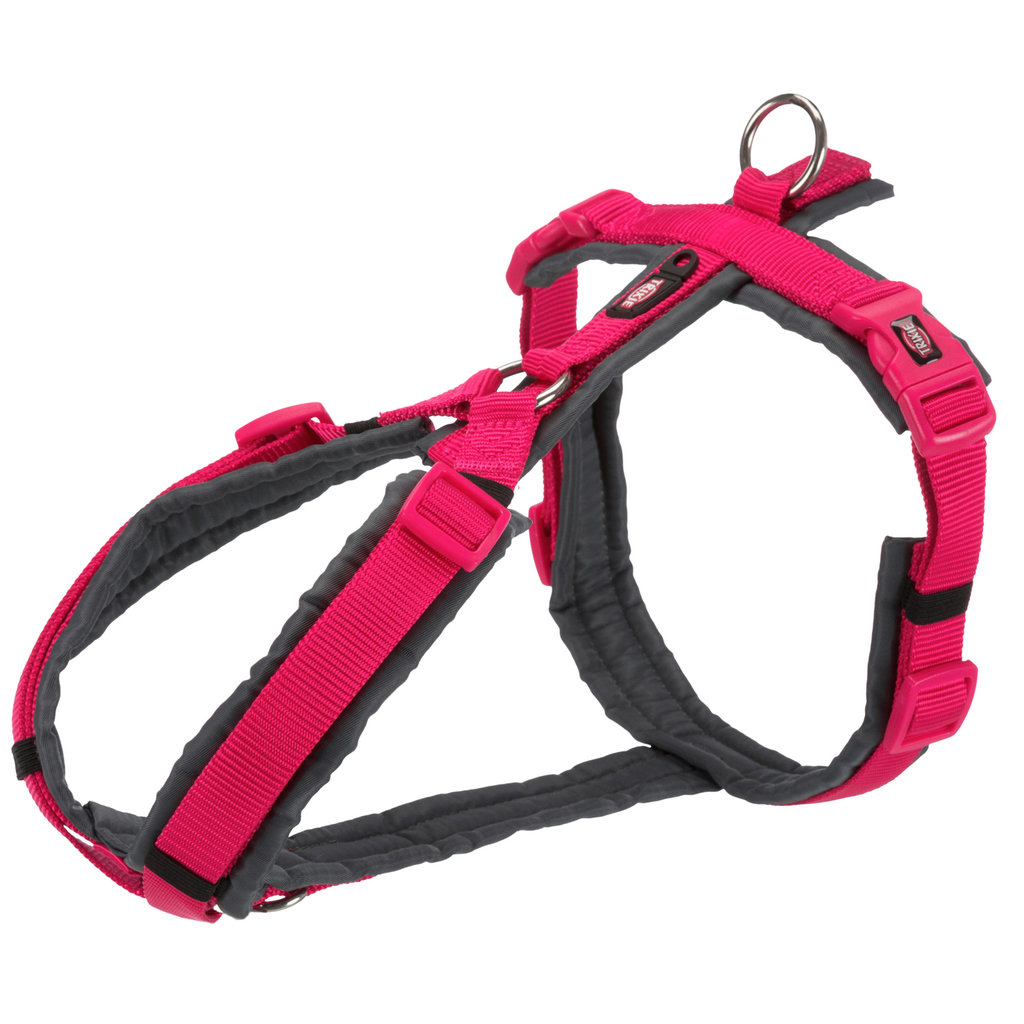 Arnés Trekking NEW Premium, XL: 80–97cm/25mm, Fucsia/Grafito