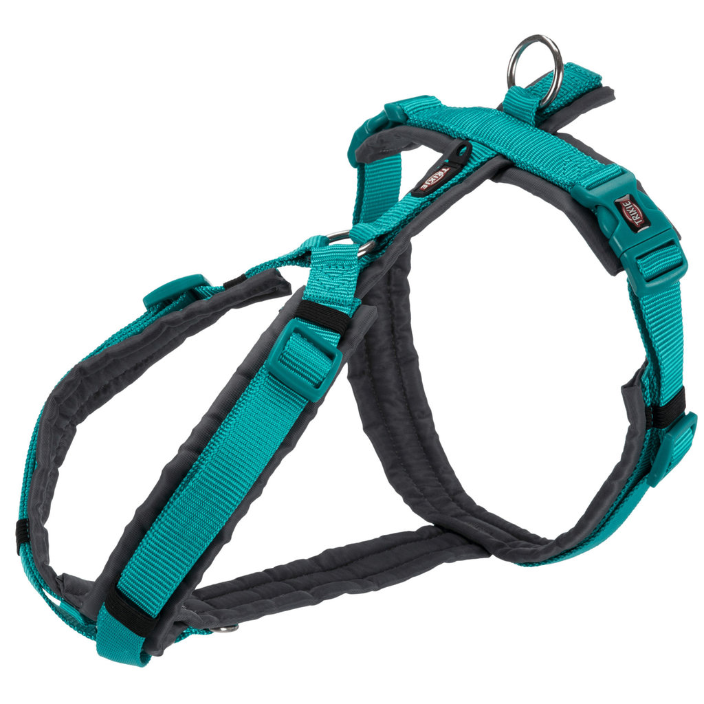 Arnés Trekking NEW Premium, XL: 80–97cm/25mm, Azul Océano/Grafito