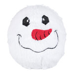 Set de Bolas de Nieve, Peluche, ø 10 cm, Blanco