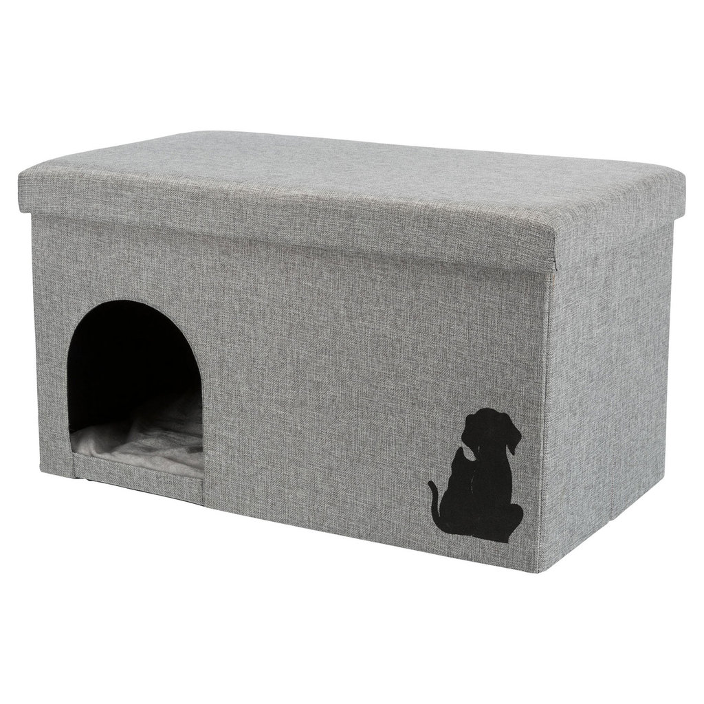 Cueva Suave Kimy, 72 × 40 × 40 cm, gris claro