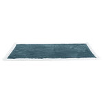 Manta Paul, 100 × 70 cm, azul/blanco