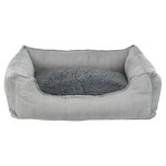 Cama con Capa Termo-Reflectante, 100 × 70 cm, gris