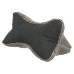 Almohada Bendson, 40 × 22 cm, gris claro/gris oscuro