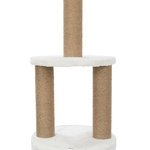 Poste Rascador Aurelio, del suelo al techo, 220-250 cm, blanco