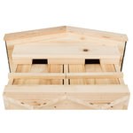 Caja nido para gorriones, 33 × 30 × 21 cm