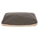 Cama Vital Bendson, 115 × 105 cm, marrón oscuro/beige