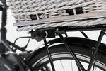 Cesta de bicicleta con rejilla, 35 × 49 × 55 cm, Gris