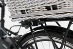 Bicycle basket with lattice, 35 × 49 × 55 cm, grey