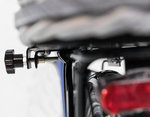 Cesta de bicicleta con rejilla, 35 × 49 × 55 cm, Gris