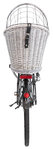 Bicycle basket with lattice, 35 × 49 × 55 cm, grey