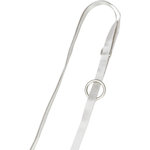 Junior Arnés Acolchado con Ramal para Cachorros,  M–L, gris claro,  36–50 cm/10 mm