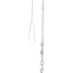 Junior Arnés Acolchado con Ramal para Cachorros,  M–L, gris claro,  36–50 cm/10 mm