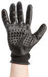Fur care gloves, 1 pair, nylon/rubber, 16 × 23 cm