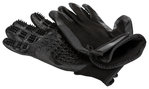 Fur care gloves, 1 pair, nylon/rubber, 16 × 23 cm