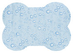 Cooling mat bone shape, L: 85 × 60 cm, light blue