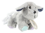 Junior dog with rope, plush, 24 cm