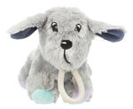 Junior dog with rope, plush, 24 cm