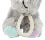 Junior dog with rope, plush, 24 cm