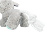 Junior dog with rope, plush, 24 cm