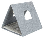 Cueva suave JUNIOR, fieltro, plegable, 38 × 34 × 38 cm, Gris Claro