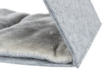 Cueva suave JUNIOR, fieltro, plegable, 38 × 34 × 38 cm, Gris Claro