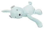 Junior cuddly set blanket/bear, plush, 75 × 50 cm, grey/mint
