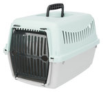 Transportín JUNIOR, XS: 26 × 25 × 39 cm, Gris Claro/Menta