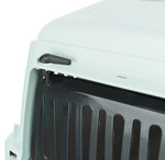 Transportín JUNIOR, XS: 26 × 25 × 39 cm, Gris Claro/Menta