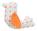 Pájaro, tela, 10 cm