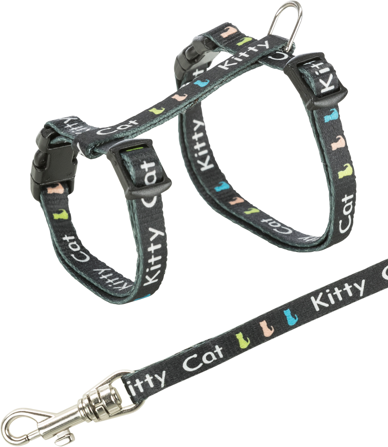 Junior kitten harness with leash Kitty Cat motif 21 33 cm 8 mm 1.20 m TRIXIE