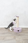 Junior scratching post, fleece, ø 26 × 47 cm, light lilac