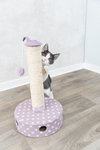 Junior scratching post, fleece, ø 26 × 47 cm, light lilac