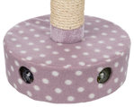 Junior scratching post, fleece, ø 26 × 47 cm, light lilac