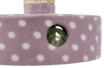 Junior scratching post, fleece, ø 26 × 47 cm, light lilac