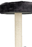 Poste rascador JUNIOR Tarifa, 52 cm, Gris/negro