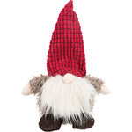 6 Xmas dwarfs, plush, 33 cm