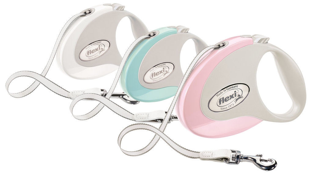 flexi STYLE, Cinta Enrollable, M: 5 m, Blanco