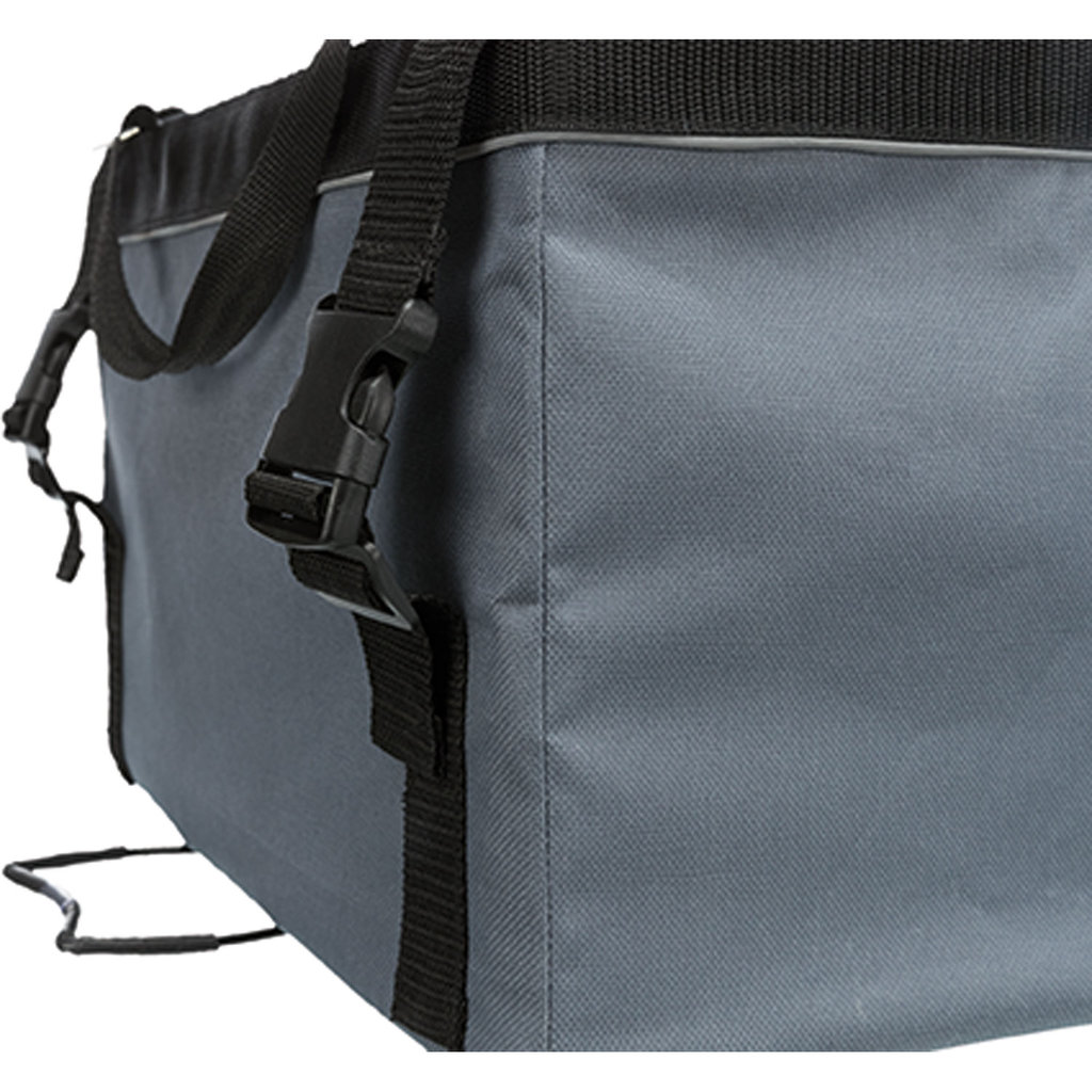 Bolsa Frontal para bicicletas, 38 × 25 × 25 cm, Gris