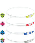 Flash light ring USB, L–XL: 65 cm/ø 8 mm, green