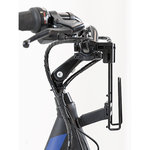 Bolsa Frontal para bicicletas, 41 × 26 × 26 cm, Negro/Gris