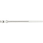 Collar Active Comfort con Piedrecitas, S–M: 27–33 cm/15 mm, Blanco